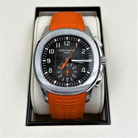 patek philippe orange aquanaut|patek philippe aquanaut orange price.